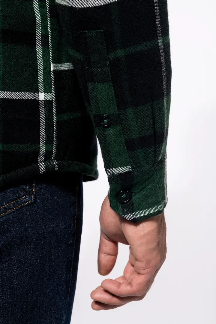 Surchemise à carreaux doublée sherpa homme 18