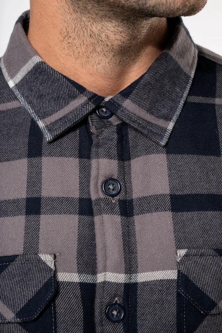 Surchemise à carreaux doublée sherpa homme 17