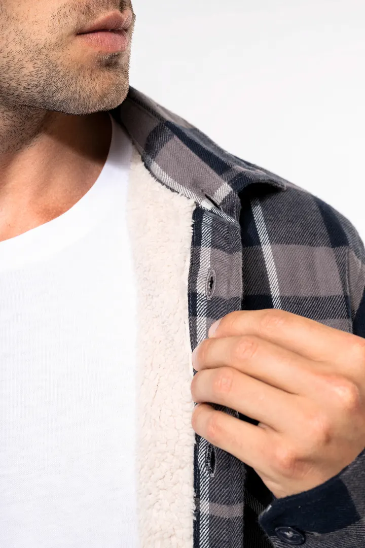 Surchemise à carreaux doublée sherpa homme 21