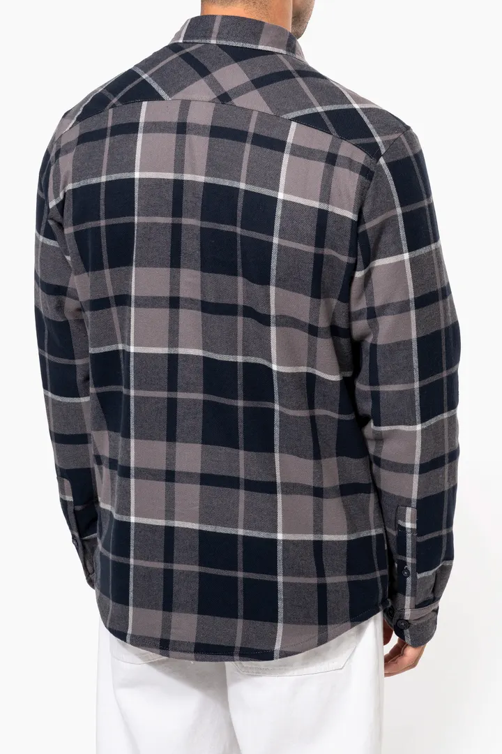 Surchemise à carreaux doublée sherpa homme 5