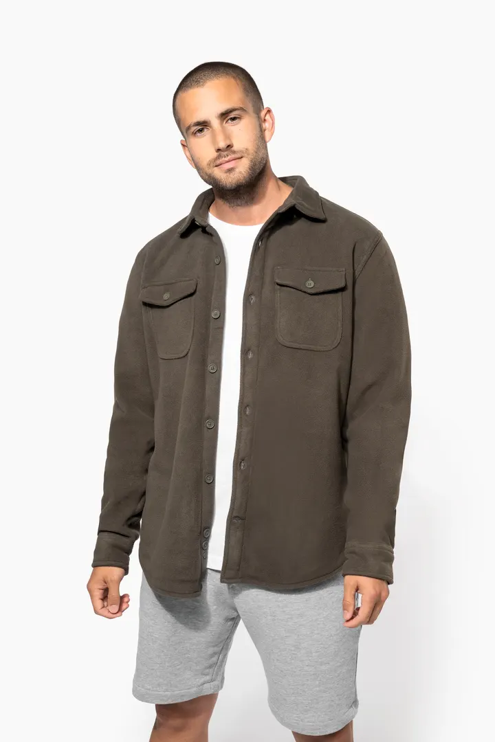 Surchemise polaire doublée sherpa polaire homme 5