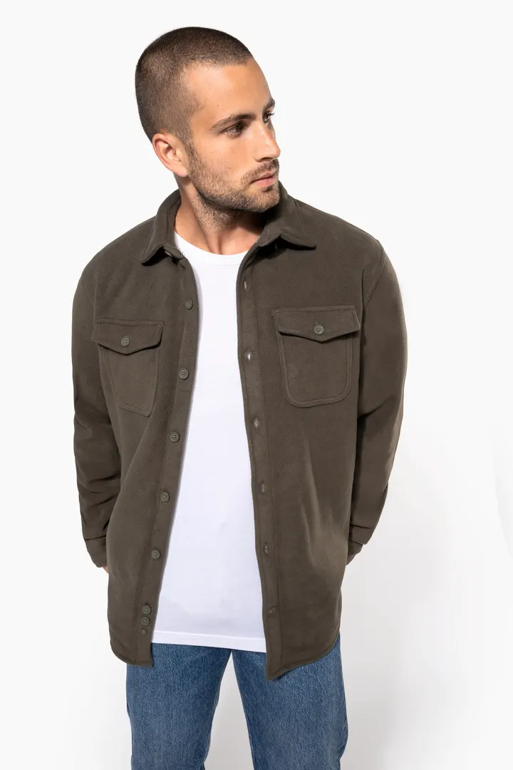 Surchemise polaire doublée sherpa polaire homme 6
