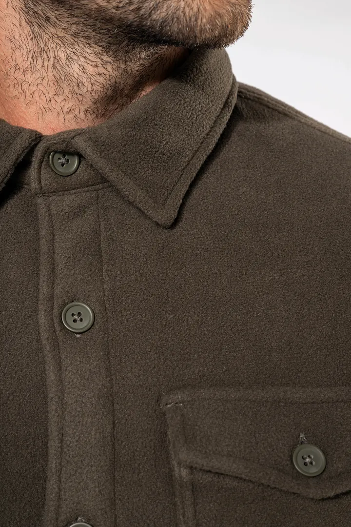 Surchemise polaire doublée sherpa polaire homme 10