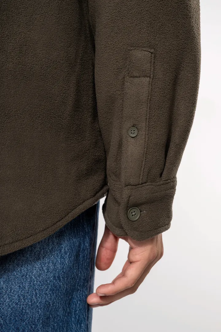 Surchemise polaire doublée sherpa polaire homme 12