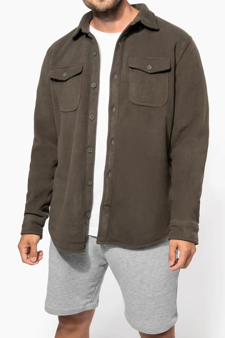 Surchemise polaire doublée sherpa polaire homme 3