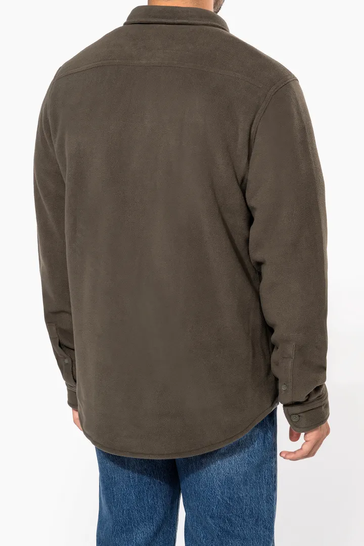 Surchemise polaire doublée sherpa polaire homme 1