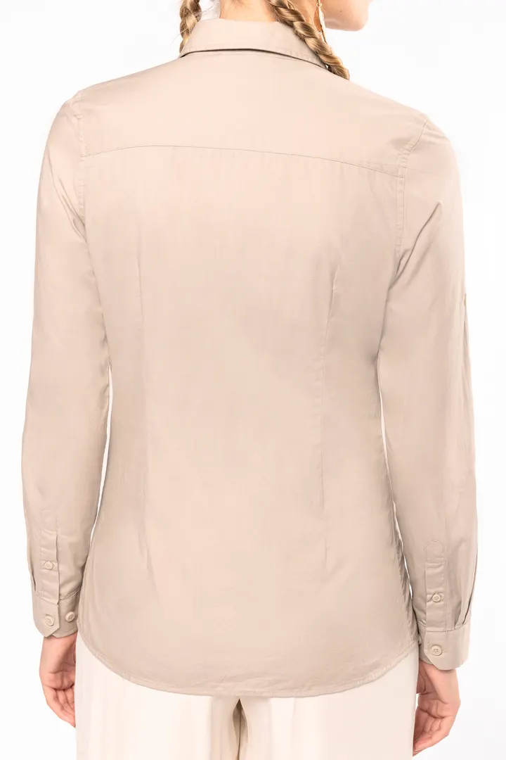 Chemise safari manches longues femme 12