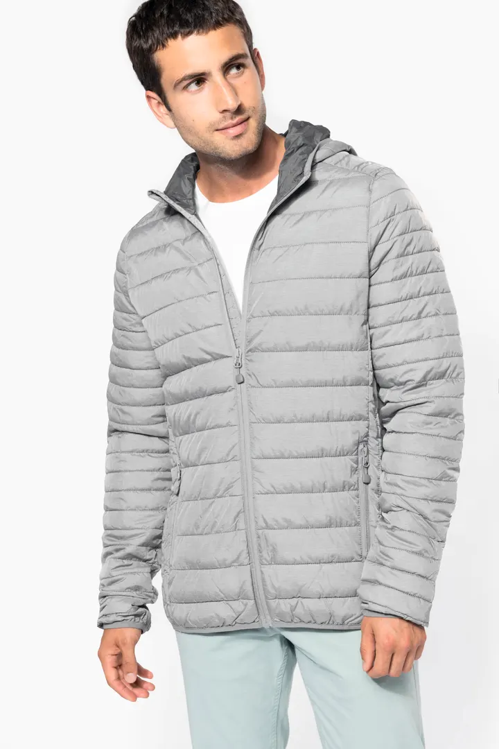 Leichte Herren-Steppjacke mit Kapuze 3