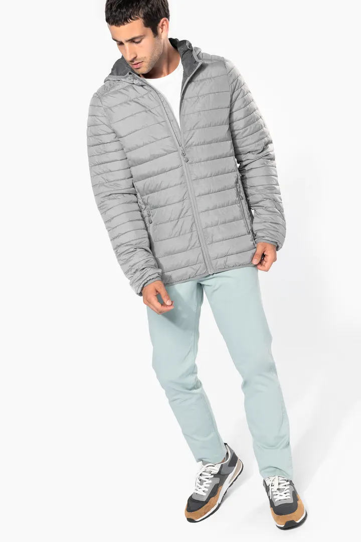 Leichte Herren-Steppjacke mit Kapuze 12