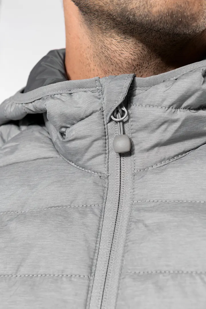 Leichte Herren-Steppjacke mit Kapuze 16