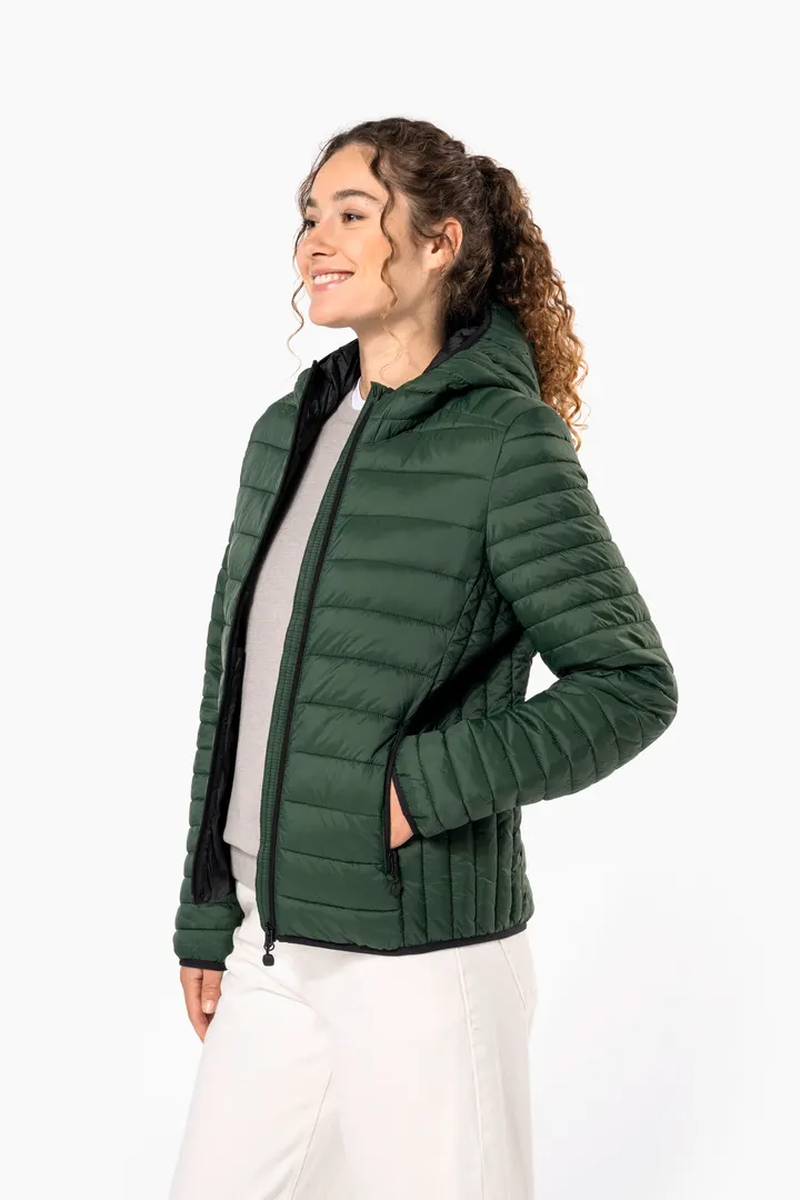Doudoune légère capuche femme 4