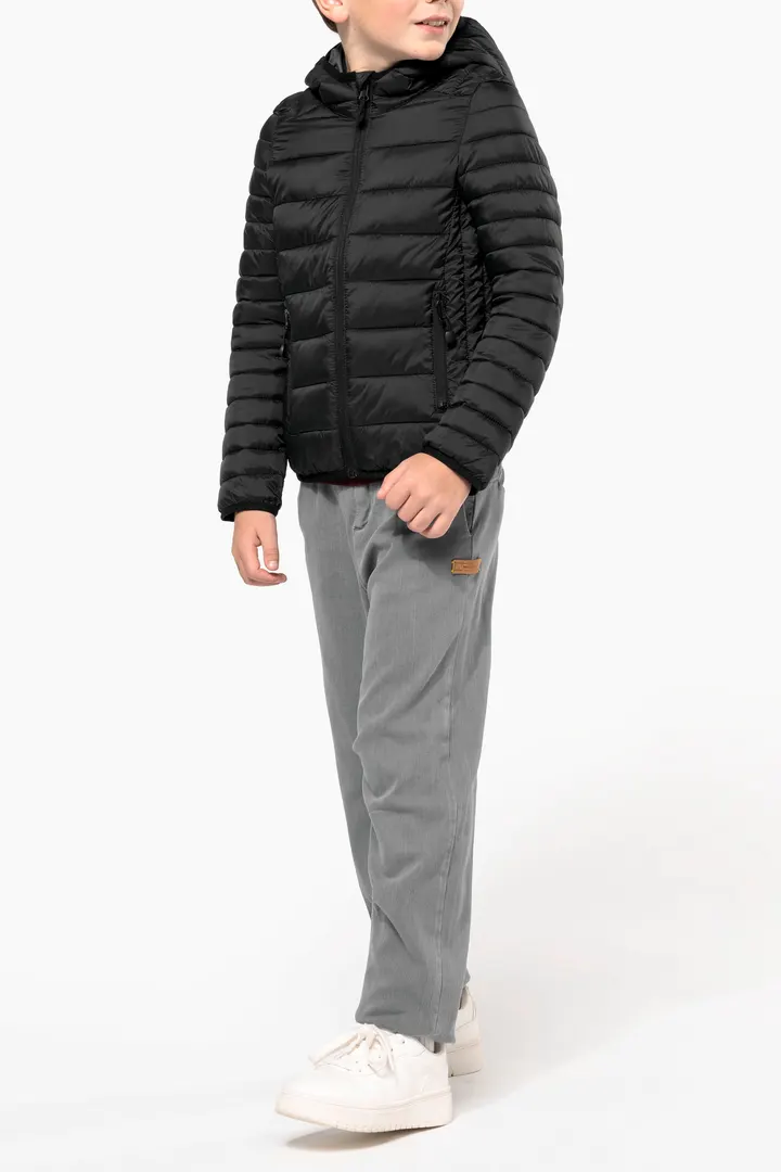 Doudoune légère capuche enfant