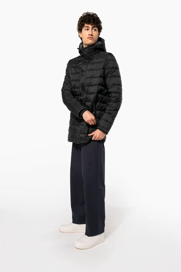 Parka doudoune légère à capuche homme