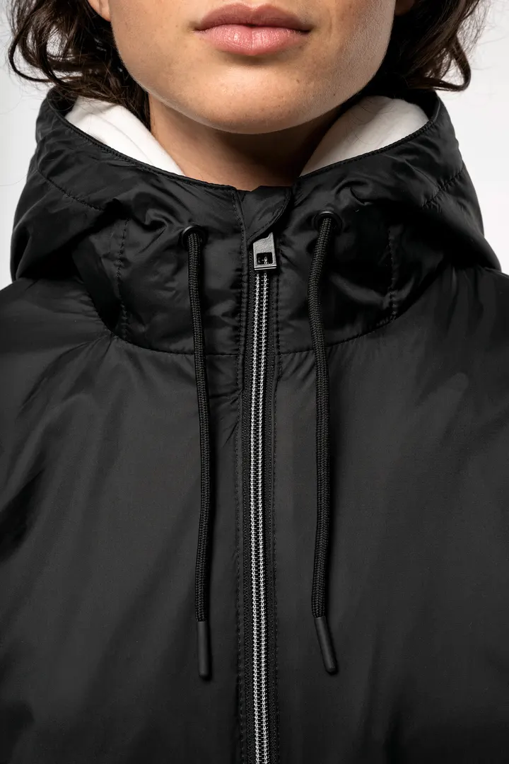 Gefütterte Unisex-Kapuzenjacke aus Mikrofleece 12