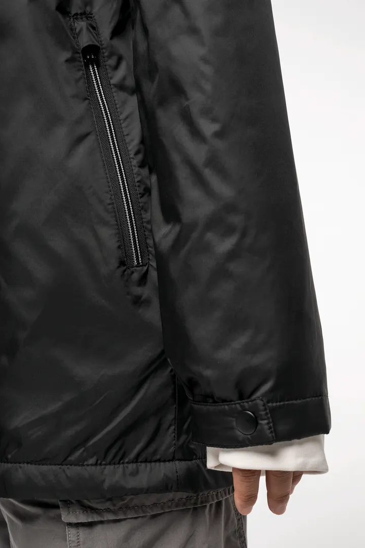 Gefütterte Unisex-Kapuzenjacke aus Mikrofleece 13
