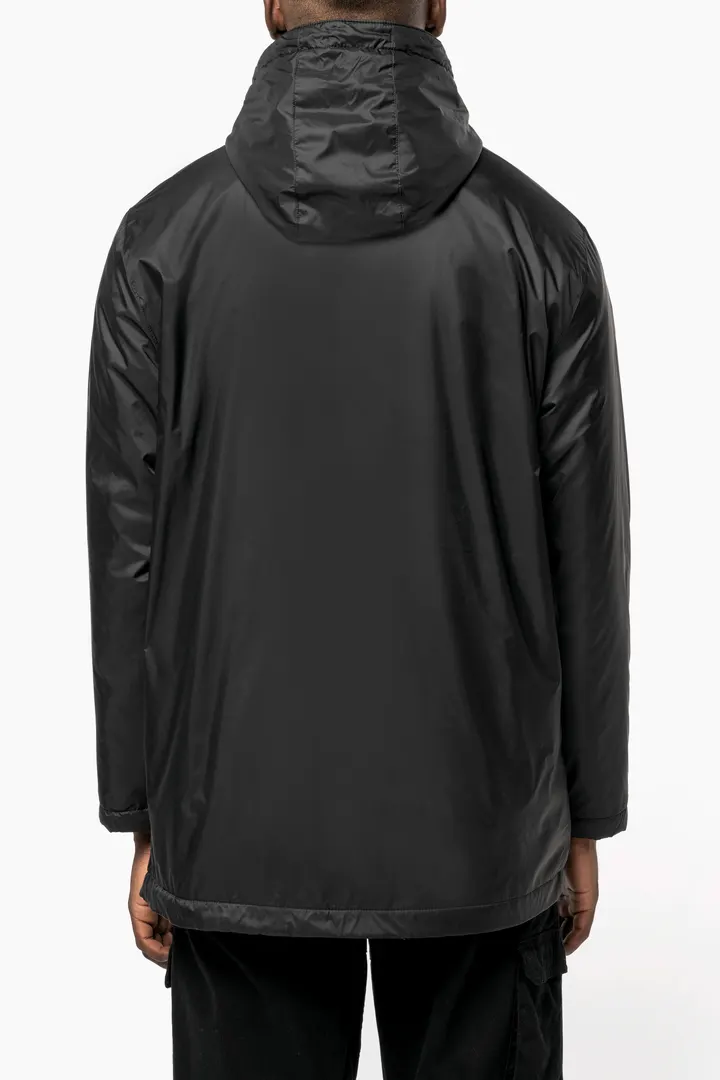 Gefütterte Unisex-Kapuzenjacke aus Mikrofleece 3