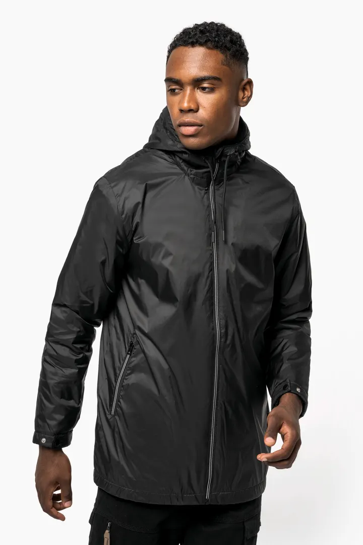 Gefütterte Unisex-Kapuzenjacke aus Mikrofleece 7