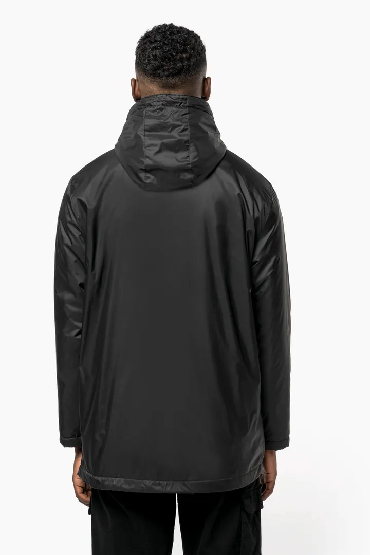 Gefütterte Unisex-Kapuzenjacke aus Mikrofleece 10