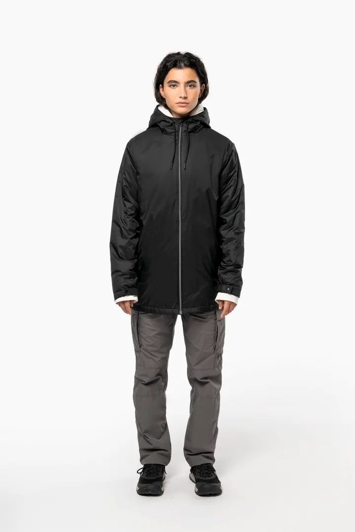 Gefütterte Unisex-Kapuzenjacke aus Mikrofleece 2