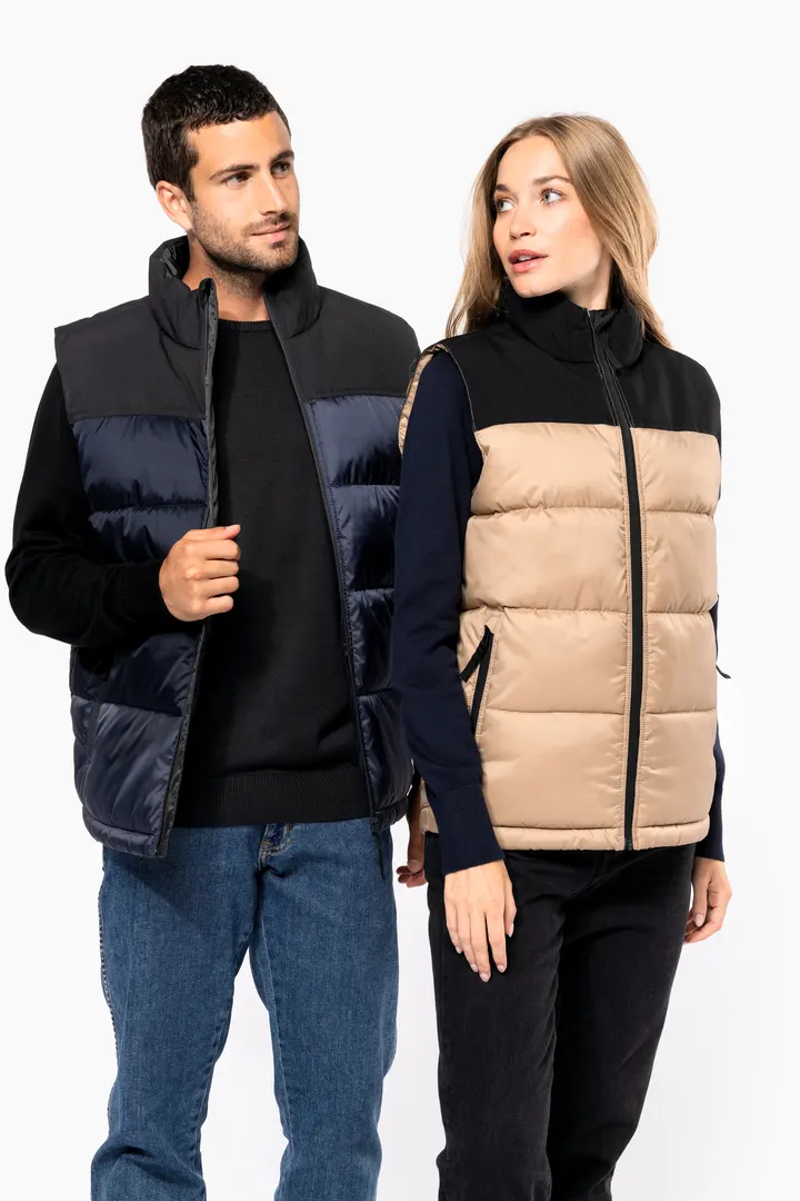 Gesteppter Unisex-Bodywarmer in zwei Farbtönen 2