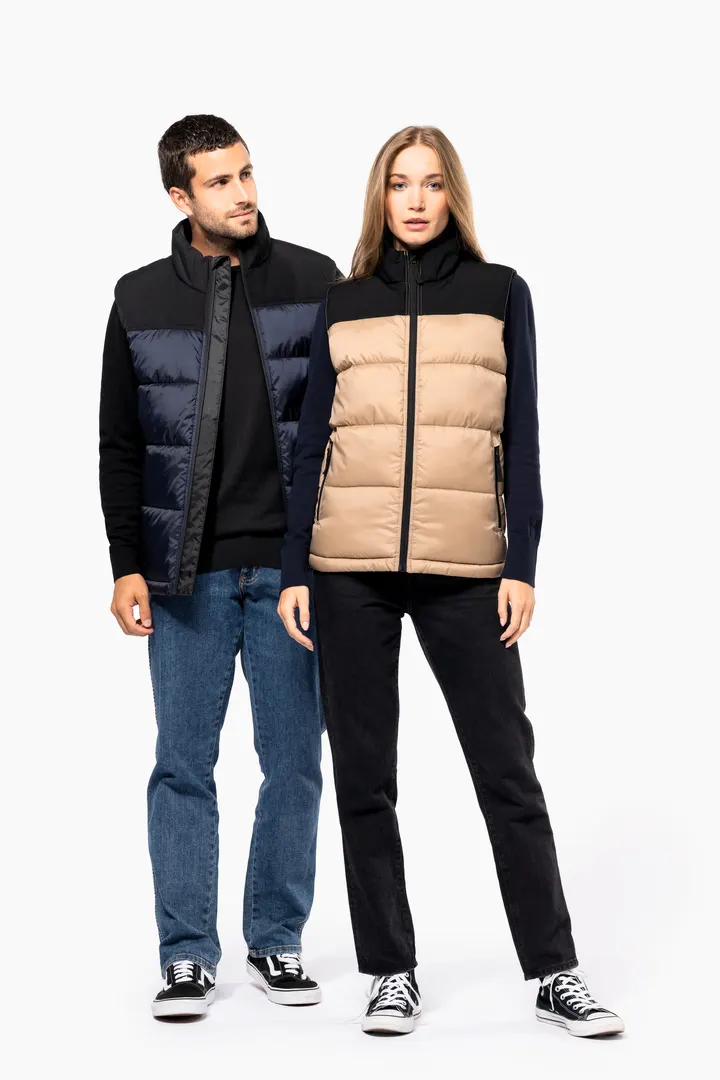 Gesteppter Unisex-Bodywarmer in zwei Farbtönen 34
