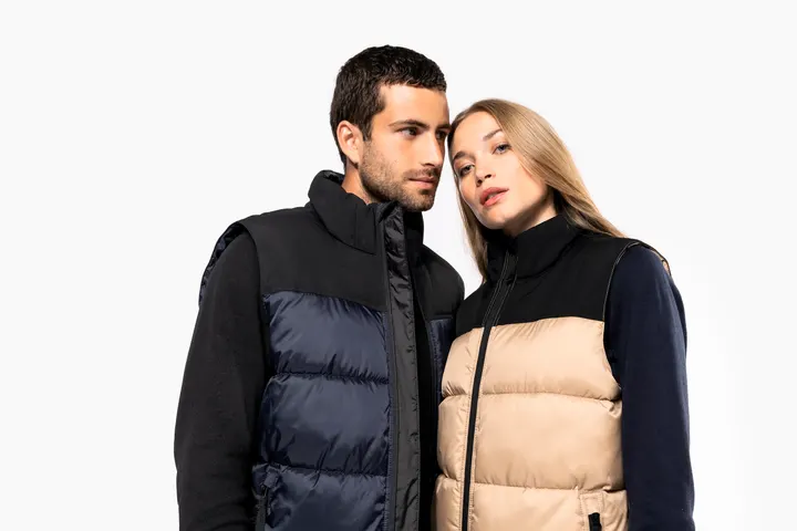 Gesteppter Unisex-Bodywarmer in zwei Farbtönen 35
