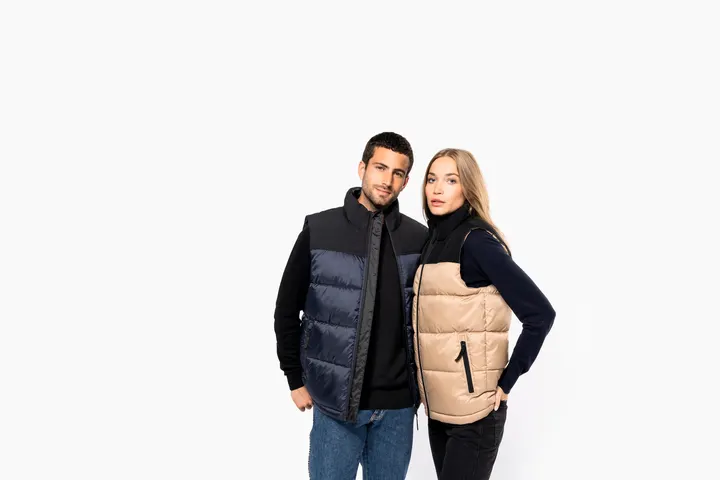 Gesteppter Unisex-Bodywarmer in zwei Farbtönen 36