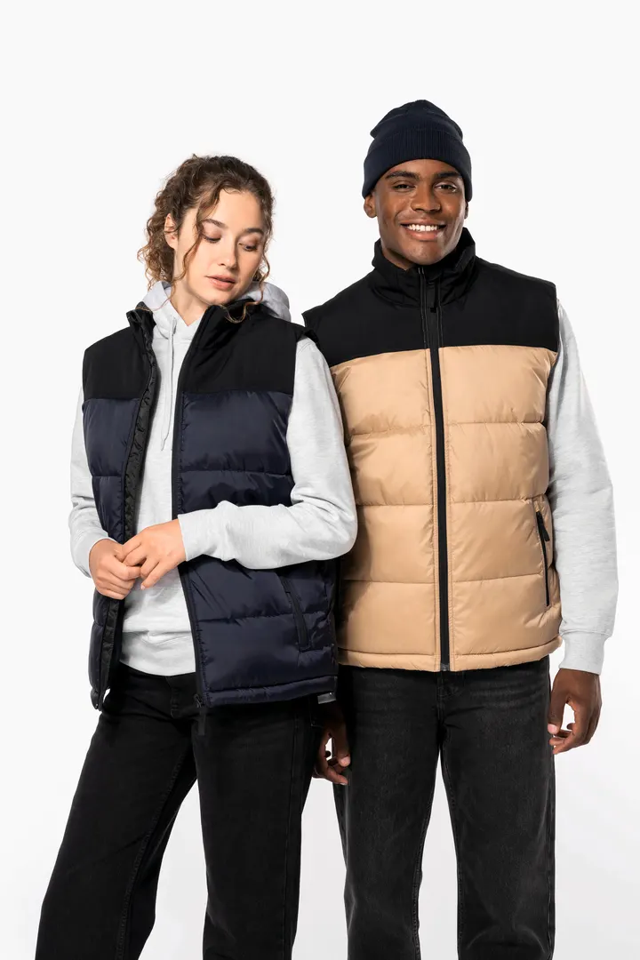 Gesteppter Unisex-Bodywarmer in zwei Farbtönen 28