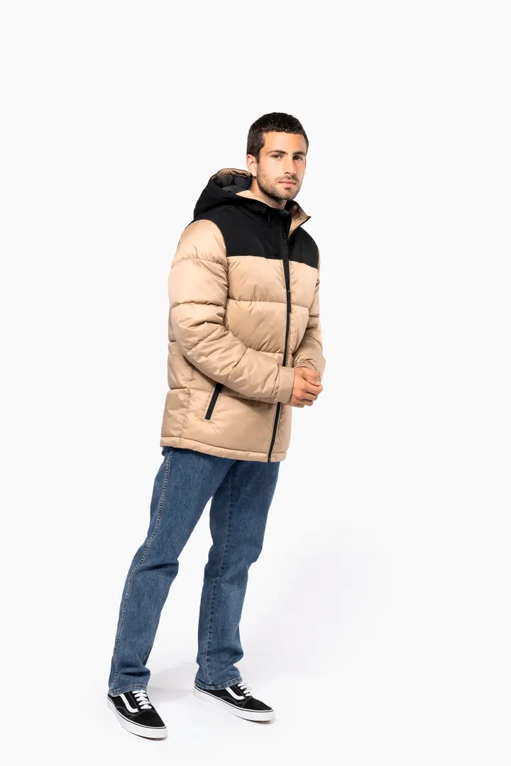 Unisex Steppparka mit Kapuze in zwei Farbtönen 9