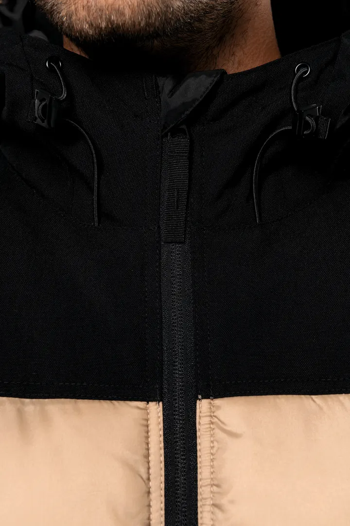 Unisex Steppparka mit Kapuze in zwei Farbtönen 39