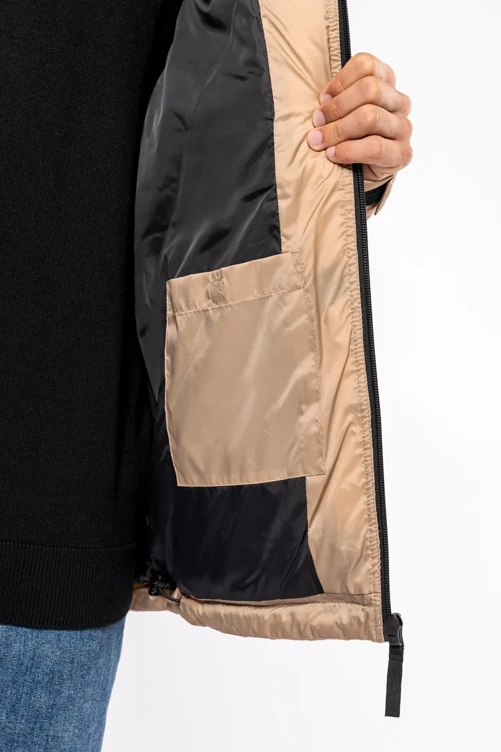 Unisex Steppparka mit Kapuze in zwei Farbtönen 41