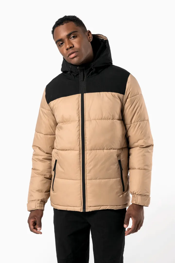 Unisex Steppparka mit Kapuze in zwei Farbtönen 3