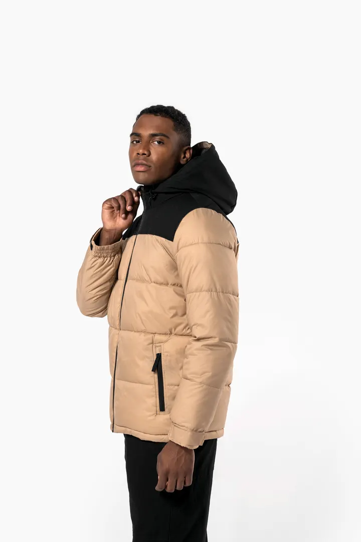 Unisex Steppparka mit Kapuze in zwei Farbtönen 8