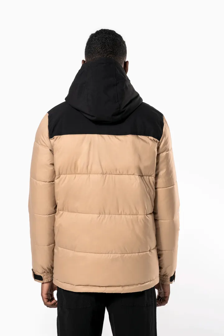 Unisex Steppparka mit Kapuze in zwei Farbtönen 10