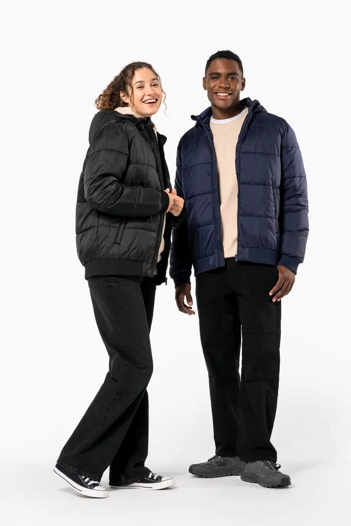 Recycelte Unisex-Ripstop-Jacke mit Kapuze 14