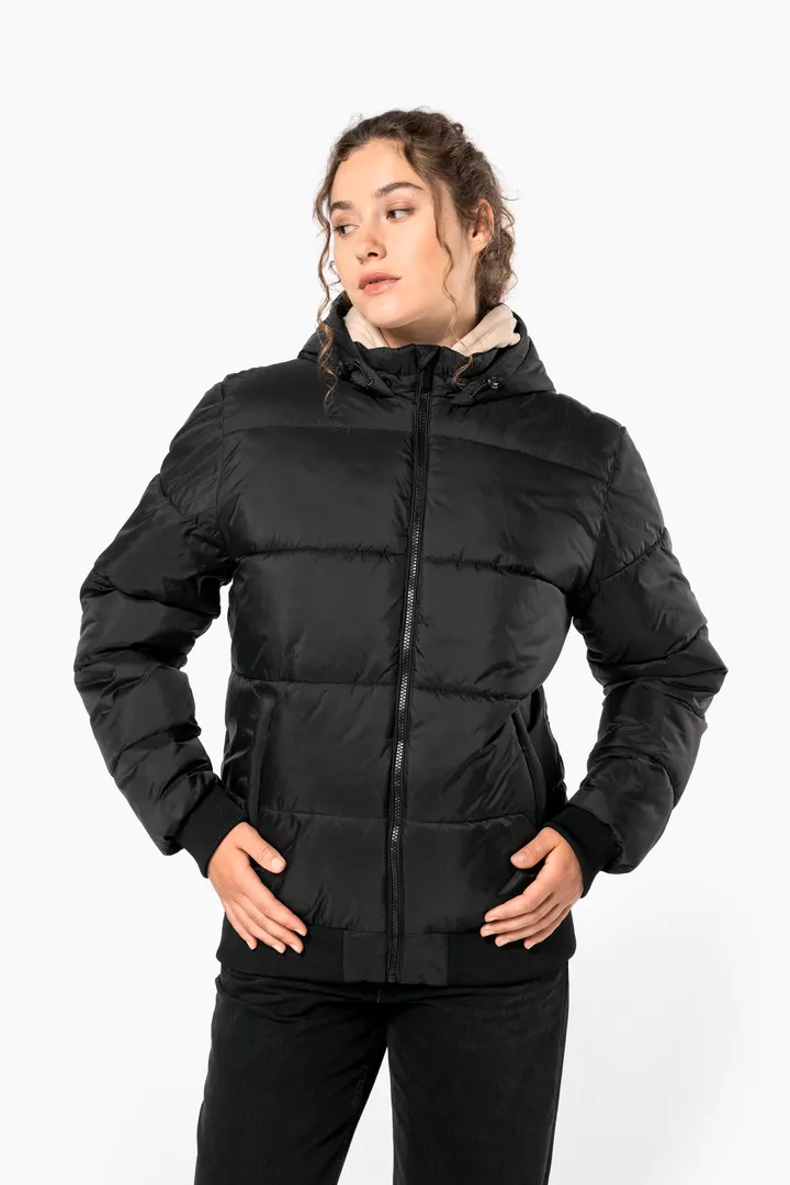 Recycelte Unisex-Ripstop-Jacke mit Kapuze 16