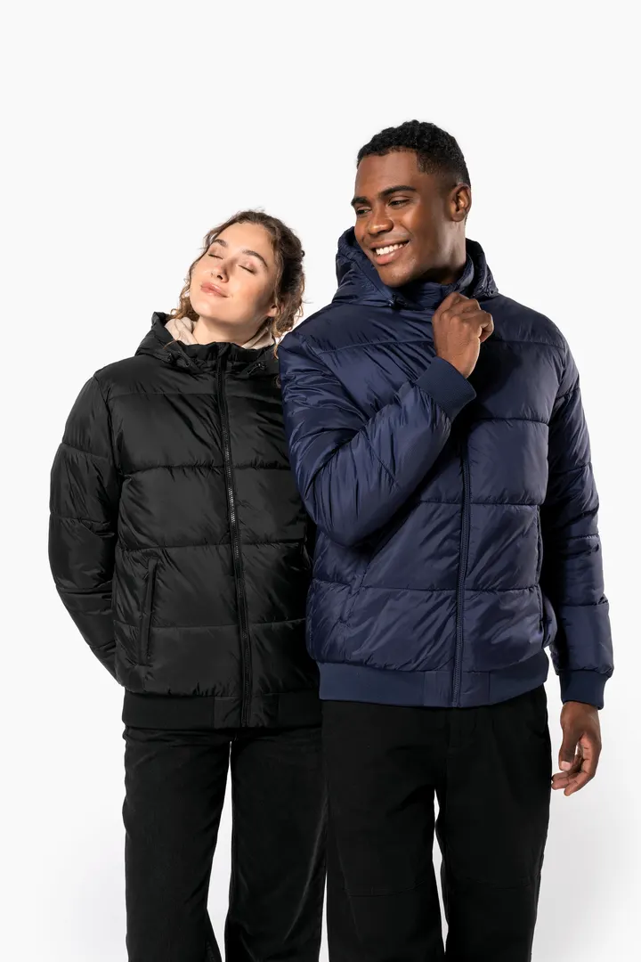 Recycelte Unisex-Ripstop-Jacke mit Kapuze 18