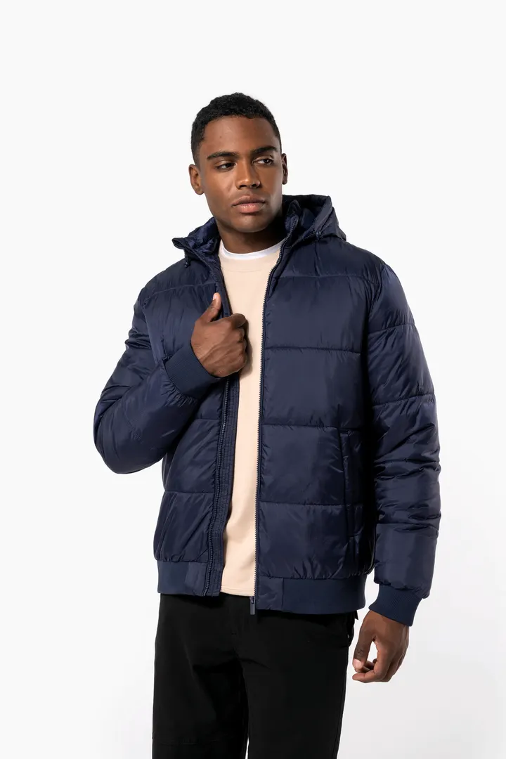 Recycelte Unisex-Ripstop-Jacke mit Kapuze 3