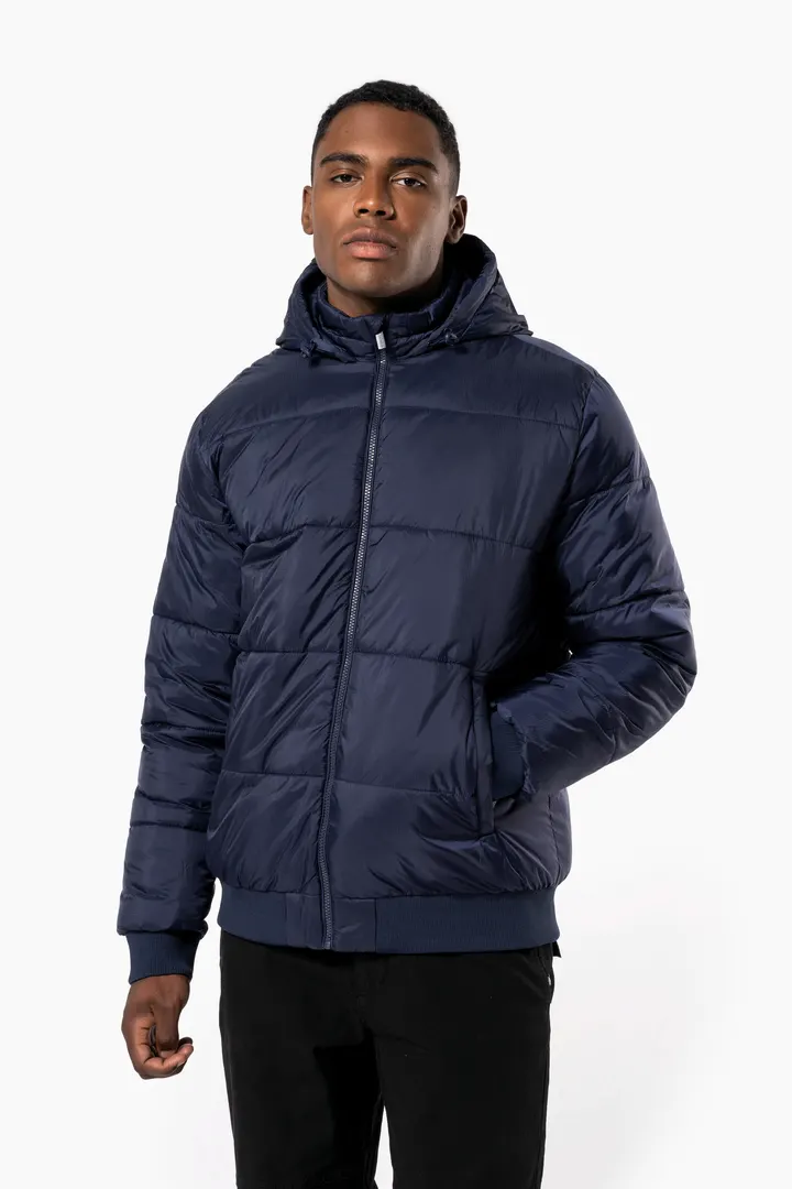 Recycelte Unisex-Ripstop-Jacke mit Kapuze 5