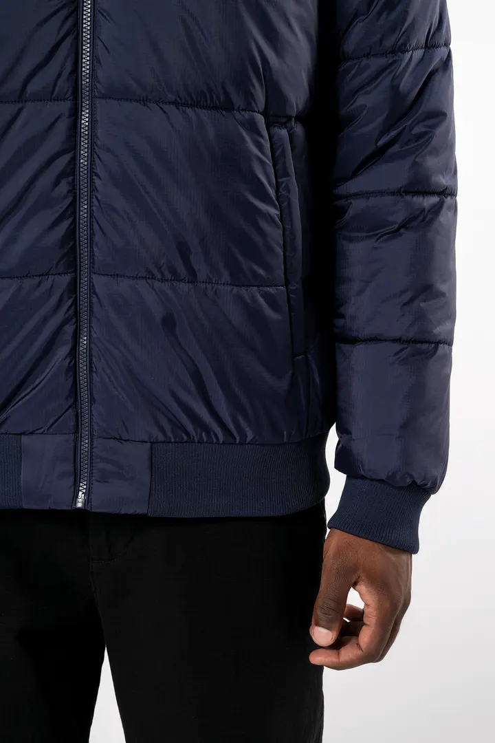 Recycelte Unisex-Ripstop-Jacke mit Kapuze 8