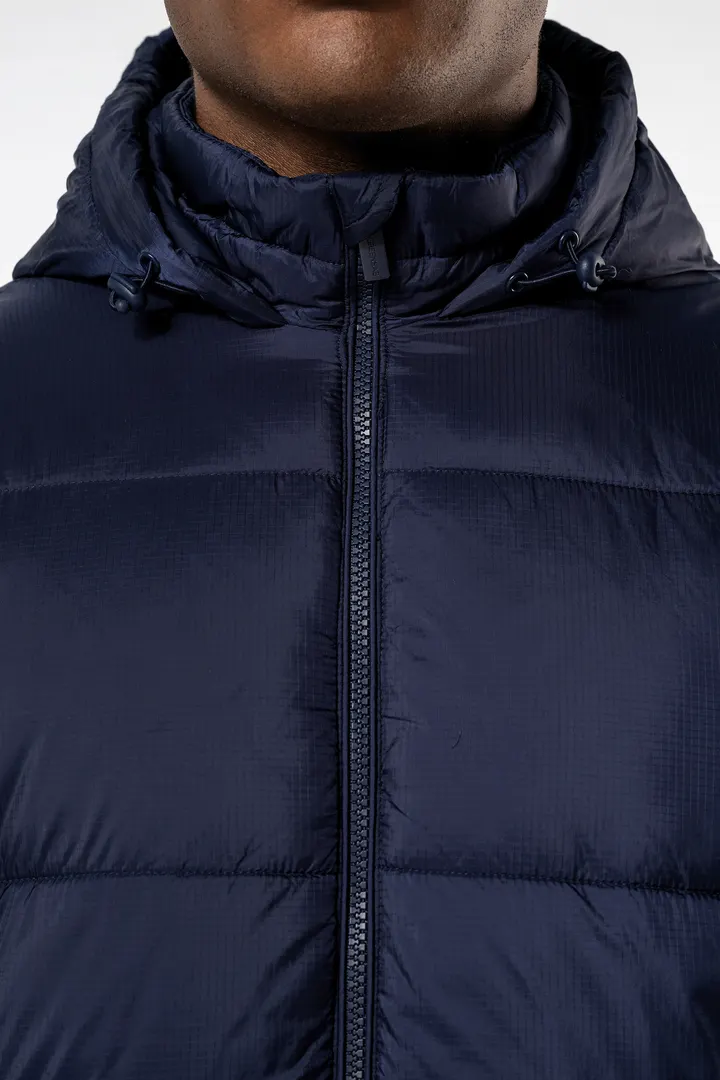 Recycelte Unisex-Ripstop-Jacke mit Kapuze 1