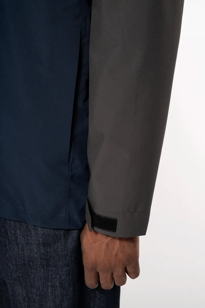 Wasserdichter 3-in-1-Unisex-Parka mit zweifarbiger Kapuze 15