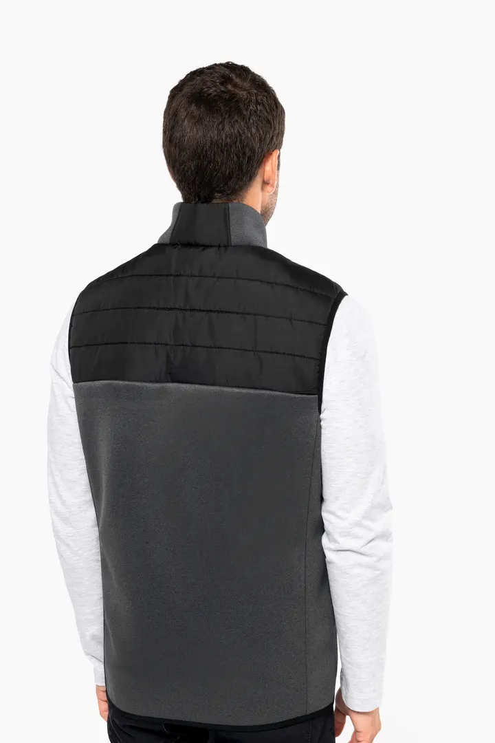 Bodywarmer bi-matière homme 5