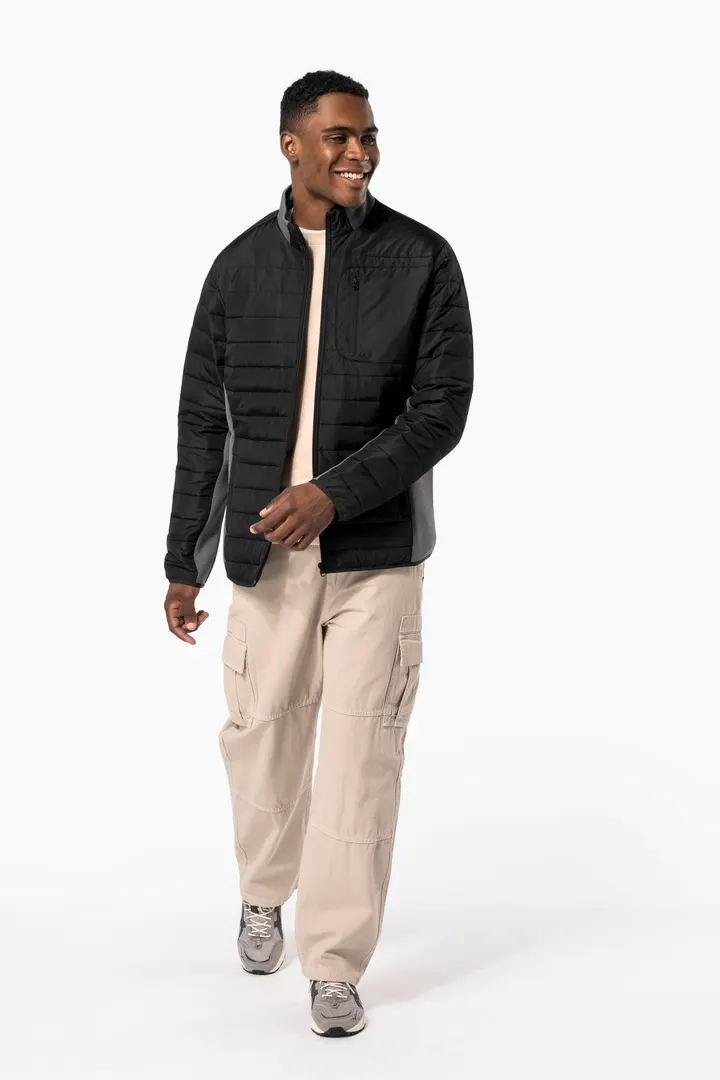 Veste bi-matière homme 4