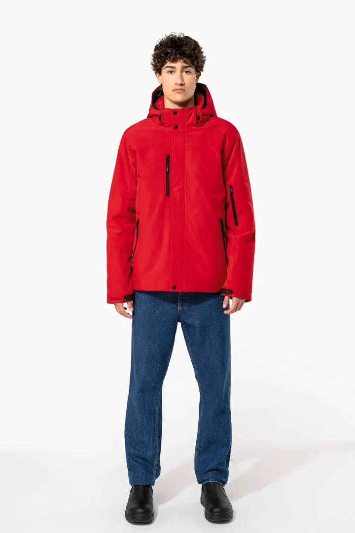 Herrenparka Softshell wattiert mit Kapuze 2