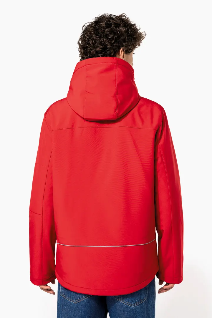 Herrenparka Softshell wattiert mit Kapuze 5