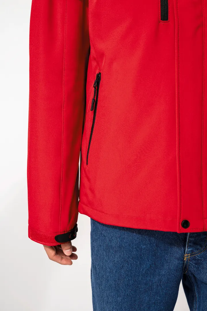 Herrenparka Softshell wattiert mit Kapuze 9