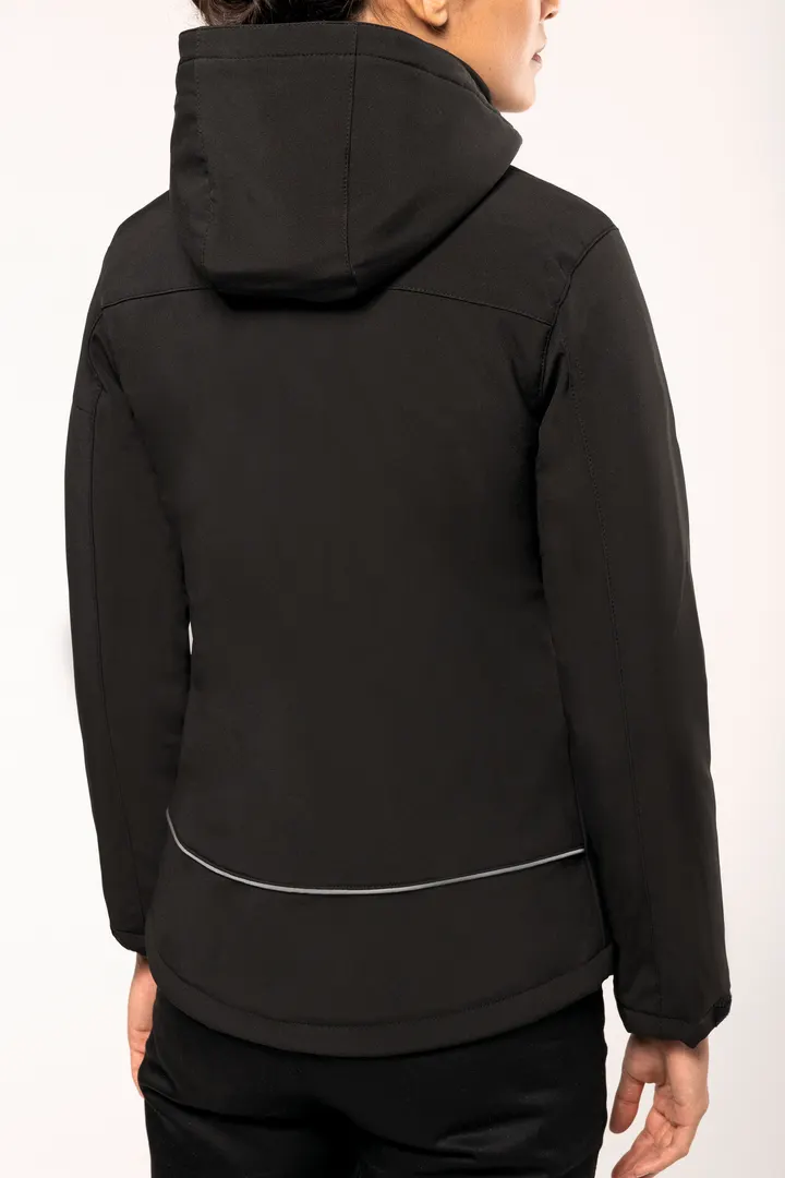 Damenparka Softshell wattiert mit Kapuze 21