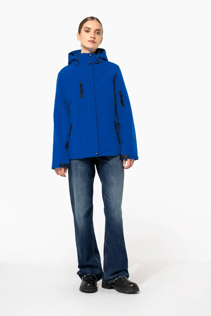 Damenparka Softshell wattiert mit Kapuze 3