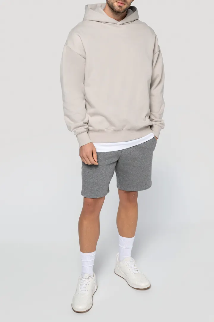 Eco-friendly fleece bermuda shorts